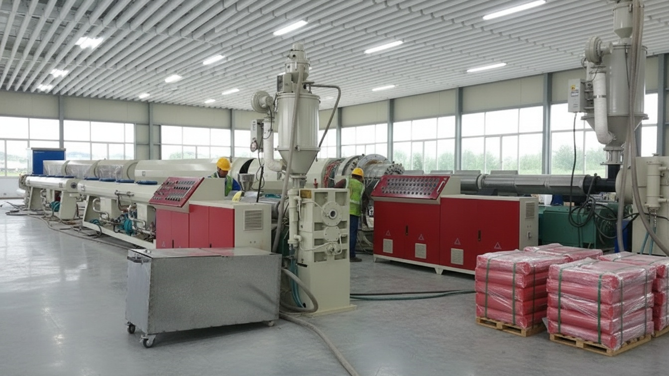 HDPE Water Supply & Gas Pipe Extrusion line