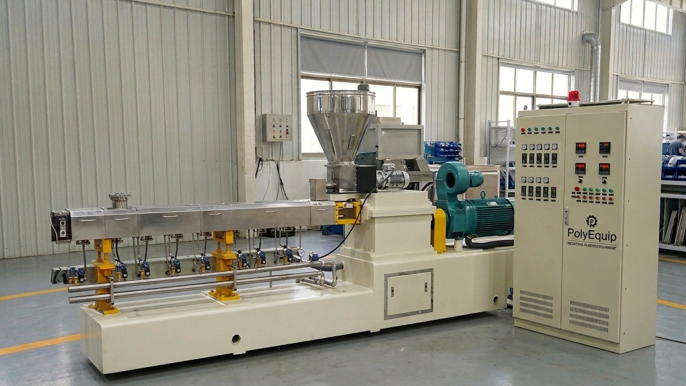 Co-rotating Parallel Twin Screw Extruder